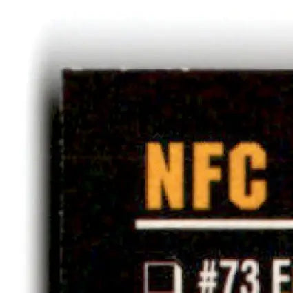 Black NFC card with orange NFC text from Pinnacle Football NFC Checklist Trophy Collection