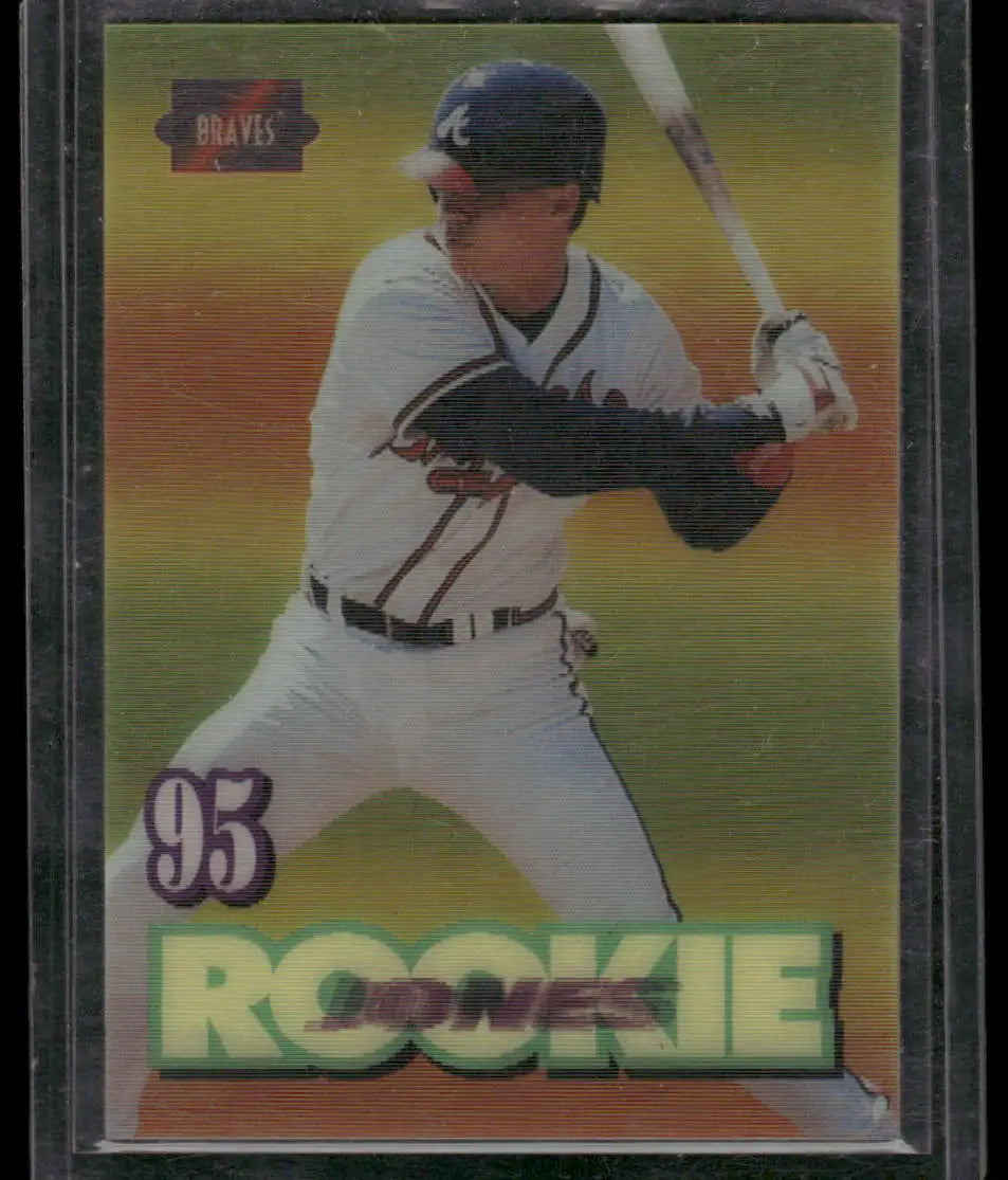 1995 Pinnacle Sportflix Rookie Chipper Jones #162 Baseball