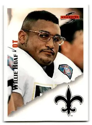 Willie Roaf 1995 Score #184 trading card for football card collectors