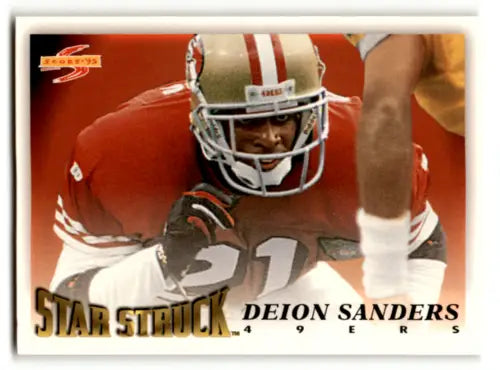 Deion Sanders football card 1995 Score #217 original gloss NM-MT 49ers Simply Sandoval