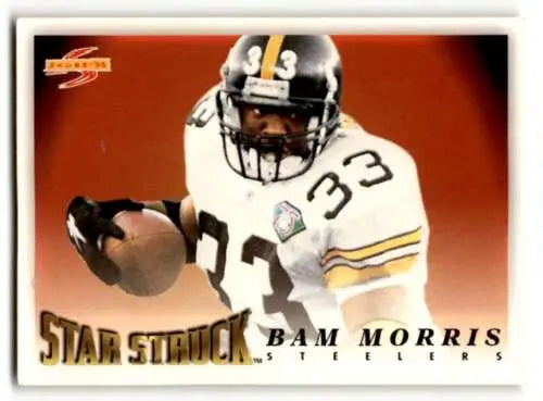 Bam Morris Pittsburgh Steelers football card with original gloss 1995 Score #233