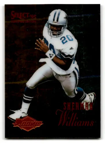 1995 Select Certified #128 Sherman Williams Rookie Football Card Original Gloss Mint