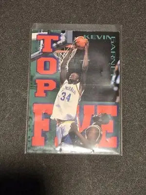 Kevin Garnett basketball card from Signature Rookies Fame and Fortune series