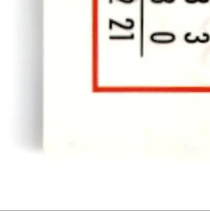 White paper with red border and black numbers from Skybox Football Impact featuring Marcus Allen
