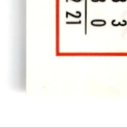 White paper with red border and black numbers from Skybox Football Impact featuring Marcus Allen