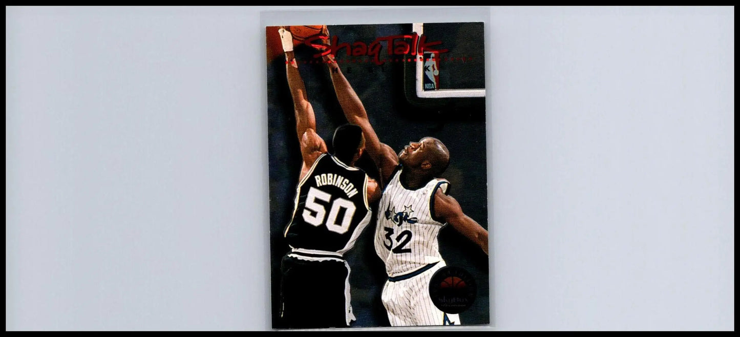 SkyBox Shaquille O’Neal Commemorative Sheet Singles showcasing basketball trading card
