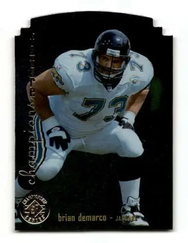 Original gloss 1995 SP Championship #6 Brian DeMarco Jacksonville Jaguars Football Card