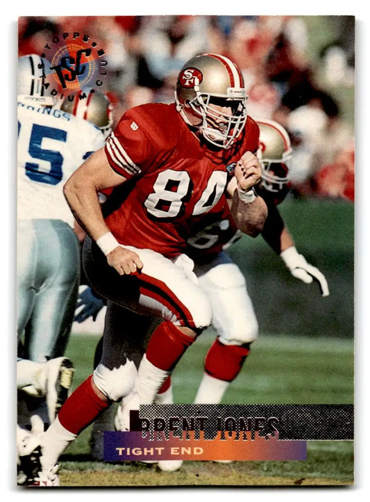1995 Stadium Club #311 Brent Jones - Trading Cards