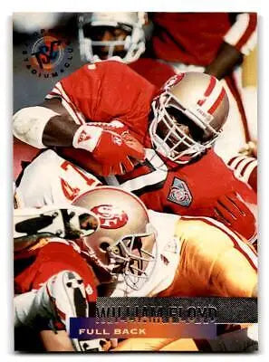 William Floyd 1995 Stadium Club #335 Football Trading Card Display Image