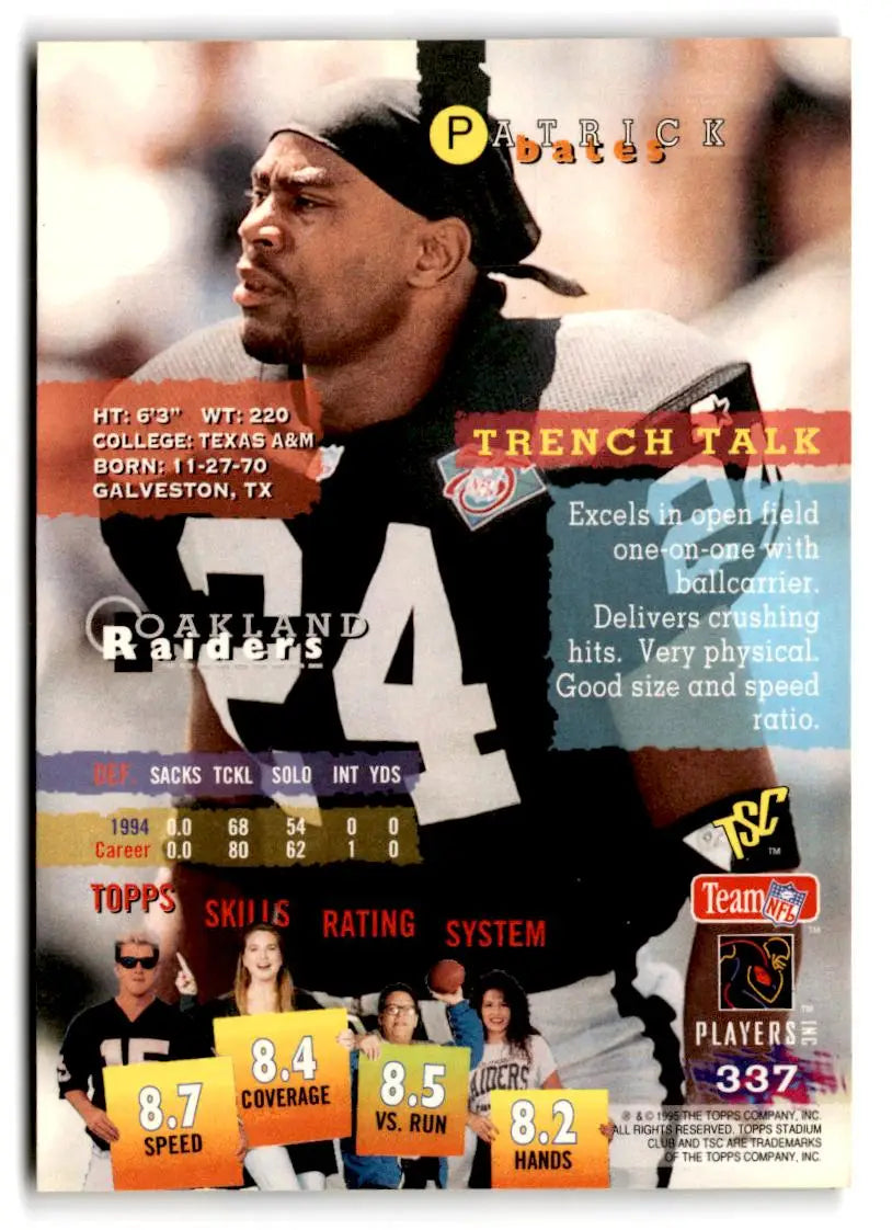 1995 Stadium Club #337 Patrick Bates - Trading Card