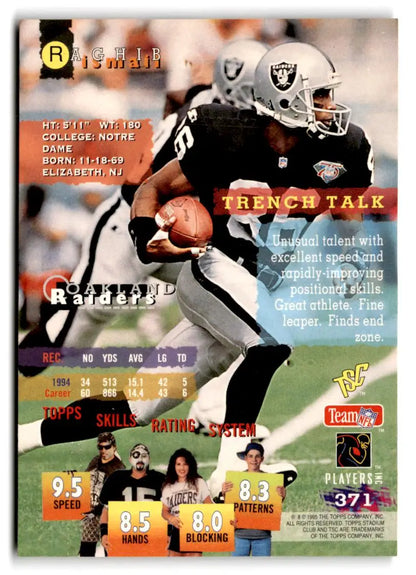 1995 Stadium Club #371 Raghib Ismail - Trading Card