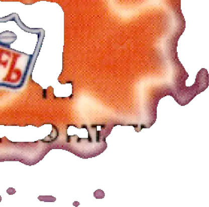 Orange-colored NFL logo on 1995 Topps Football Finest Steve Young card