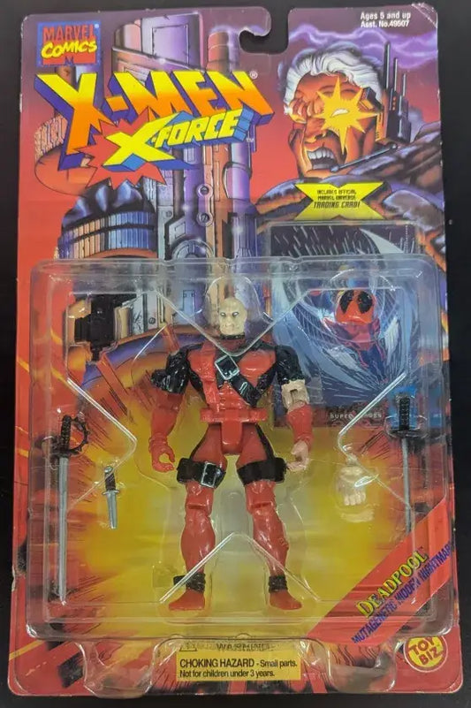 Toy Biz X-Men X-Force Deadpool action figure from the 1995 collectible series