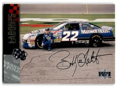 Bobby Labonte Silver Signature racing card from 1995 Upper Deck product