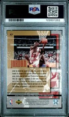 1995 Upper Deck Jordan Collection Michael Jordan JC7 Rising To Occasion PSA 9