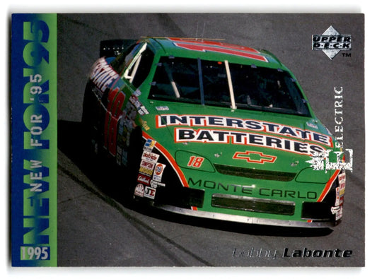1995 Upper Deck Racing Bobby Labonte Silver Signature / Electric #279 - Collectible Card