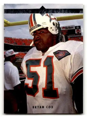1995 Upper Deck SE15 Bryan Cox Miami Dolphins Football Card in original gloss condition