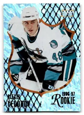 Alexei Yegorov rookie hockey card featuring San Jose Sharks from 1996 Summit series