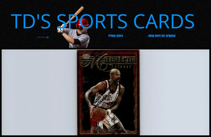 Basketball trading card featuring 1996-97 Finest #23 Clyde Drexler for collectors