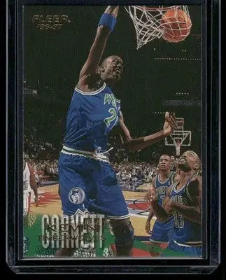 1996-97 Fleer Kevin Garnett #64 Basketball - Basketball Card