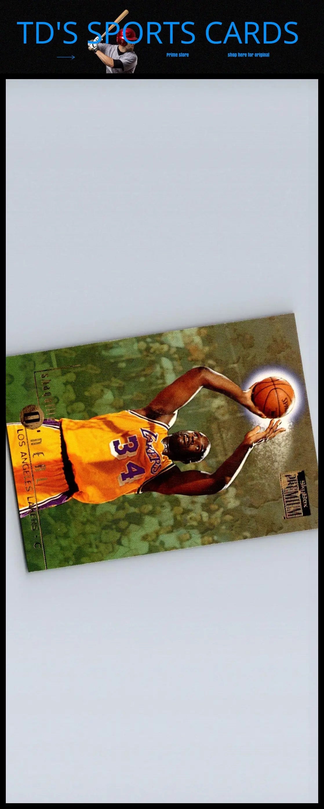 1996-97 SkyBox Premium #163 Shaquille O’Neal trading card for collectors