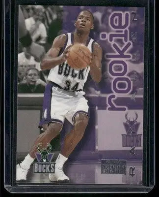 1996-97 SkyBox Premium Rookie Ray Allen #201 Basketball - Basketball Card
