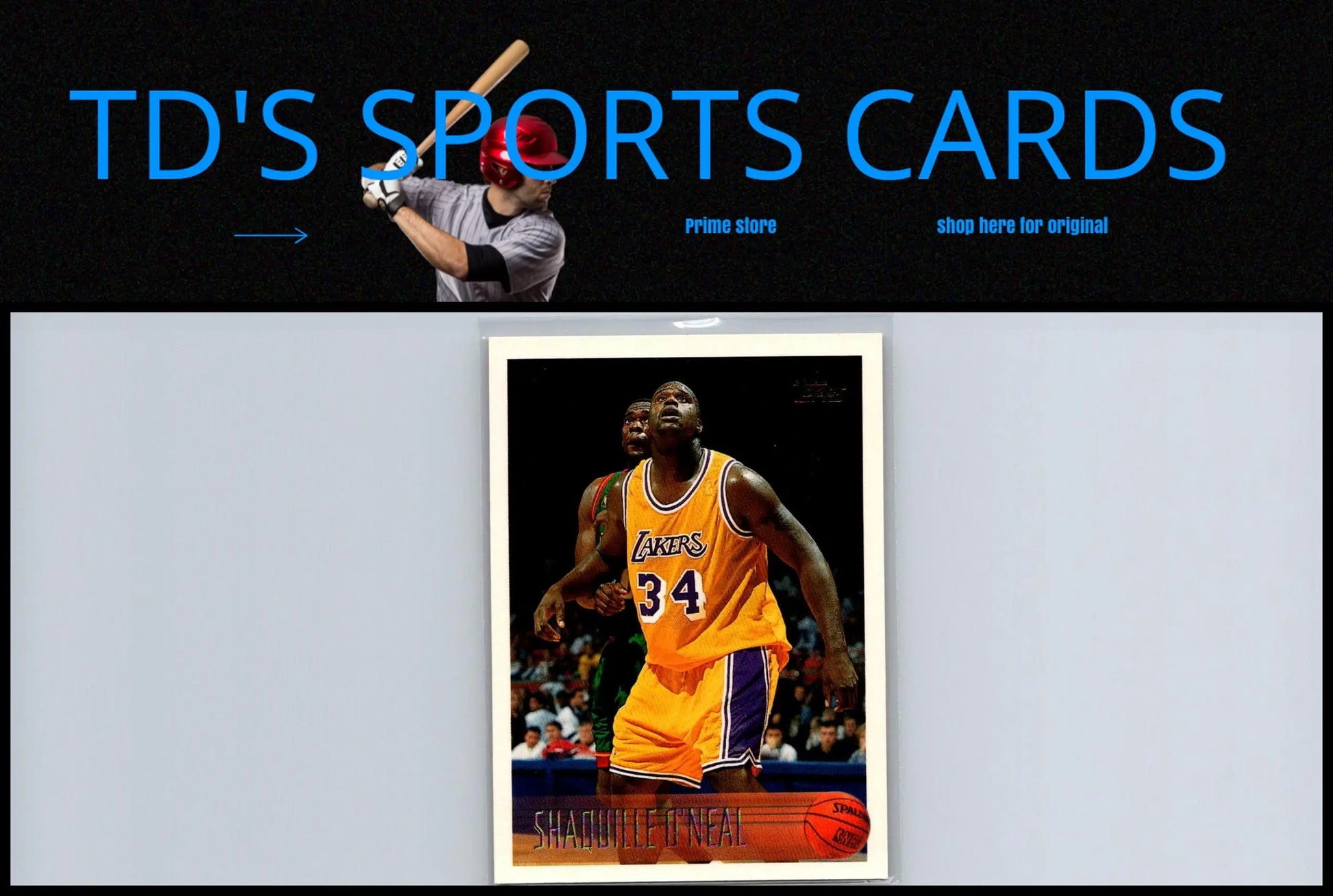 Shaquille O’Neal trading card from 1996-97 Topps #220, a must-have for collectors
