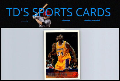 Shaquille O’Neal trading card from 1996-97 Topps #220, a must-have for collectors