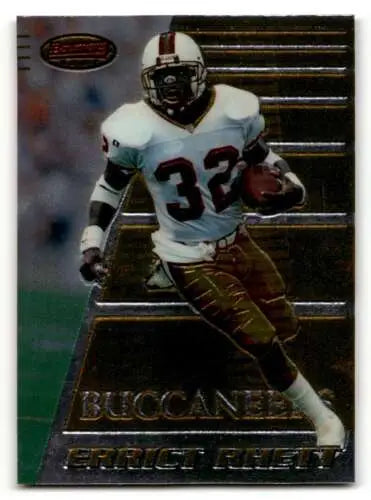 1996 Bowman’s Best #111 Errict Rhett Tampa Bay Buccaneers Football Card Original Gloss