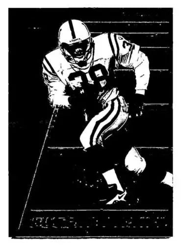 Eugene Daniel Indianapolis Colts football player in action on original gloss card