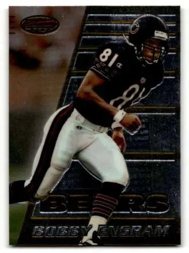 1996 Bowman’s Best Bobby Engram Chicago Bears Football Card with original gloss finish