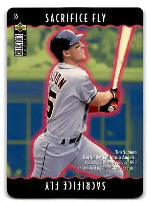 Tim Salmon baseball card featuring 1996 Collector’s Choice 35A Tim Salmon design