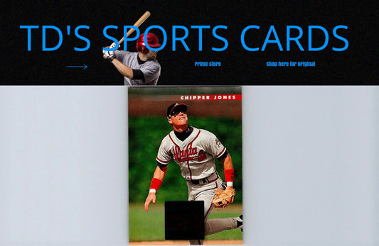 1996 Donruss #437 Chipper Jones baseball card for trading card collectors