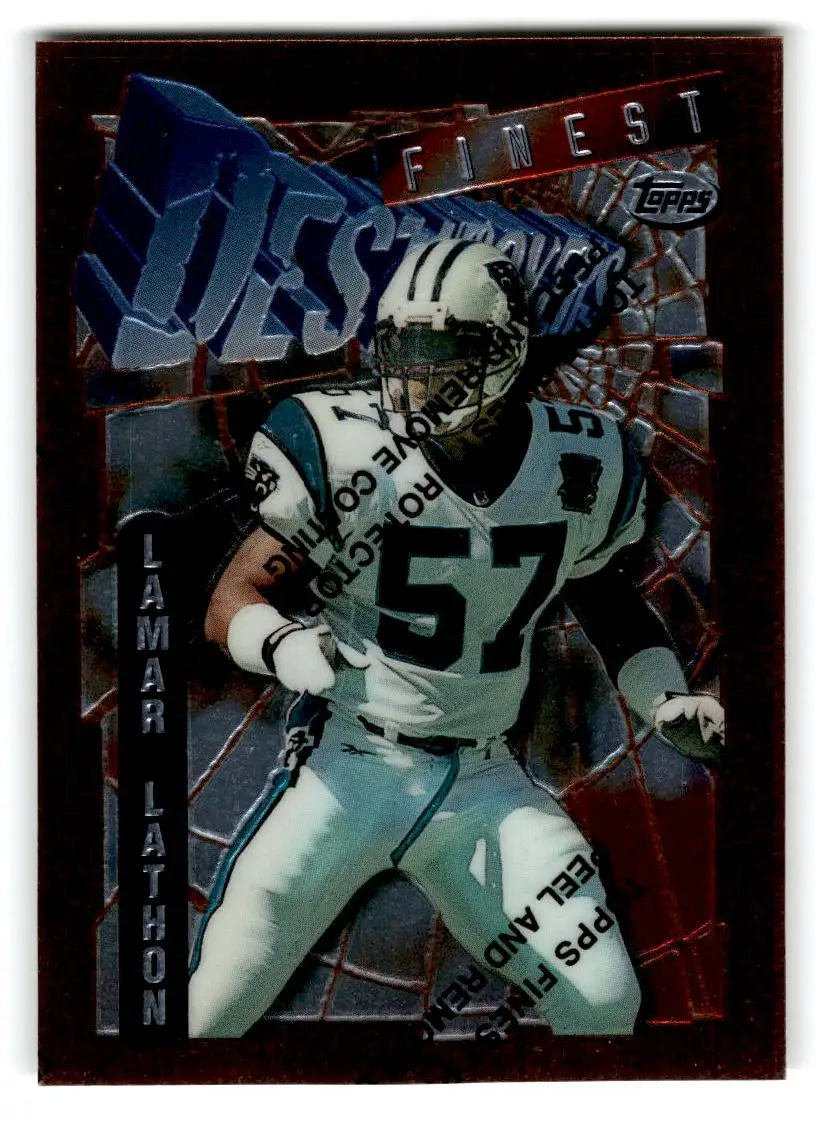 1996 Finest #23 Lamar Lathon - Trading Cards
