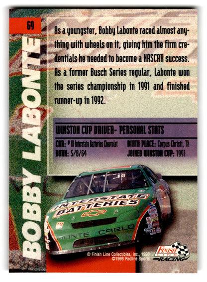 1996 Finish Line Racing Bobby Labonte #69