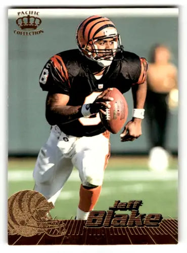 Jeff Blake football card 1996 Pacific #100 in original gloss near mint condition
