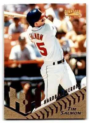Tim Salmon 1996 Pinnacle #276 baseball card for collectors of trading cards