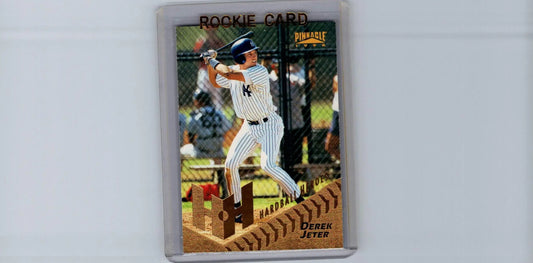 Derek Jeter 1996 Pinnacle rookie baseball card #279 for collectors