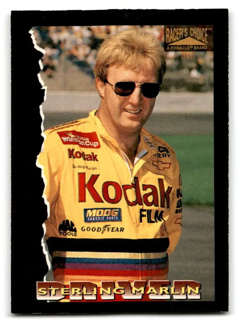 1996 Pinnacle Racer’s Choice #4 Sterling Marlin - Trading Card