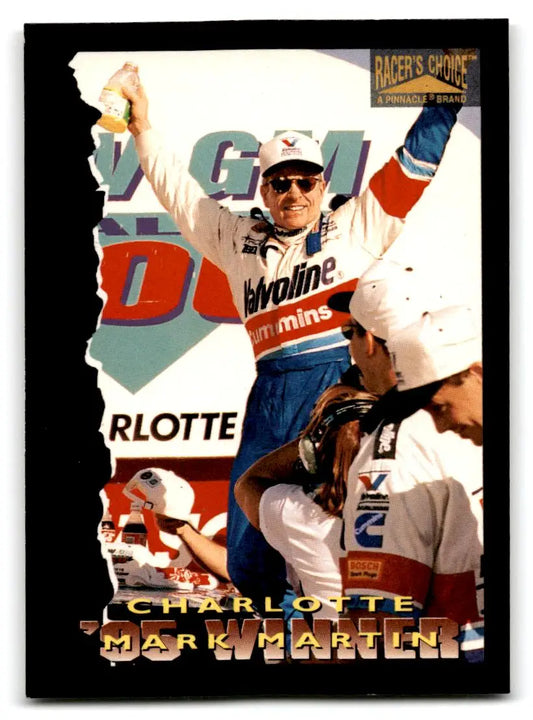 1996 Pinnacle Racer’s Choice #86 Mark Martin - Trading Card