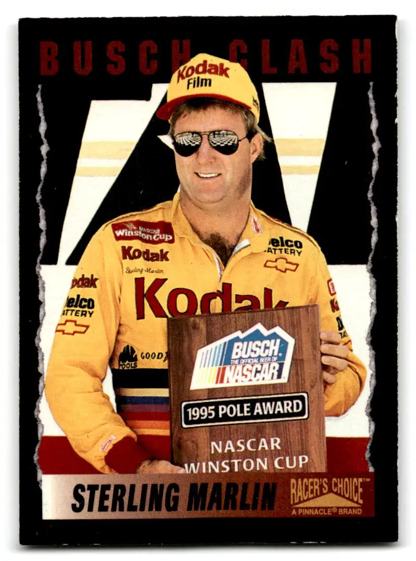 1996 Pinnacle Racer’s Choice #99 Sterling Marlin - Trading Card