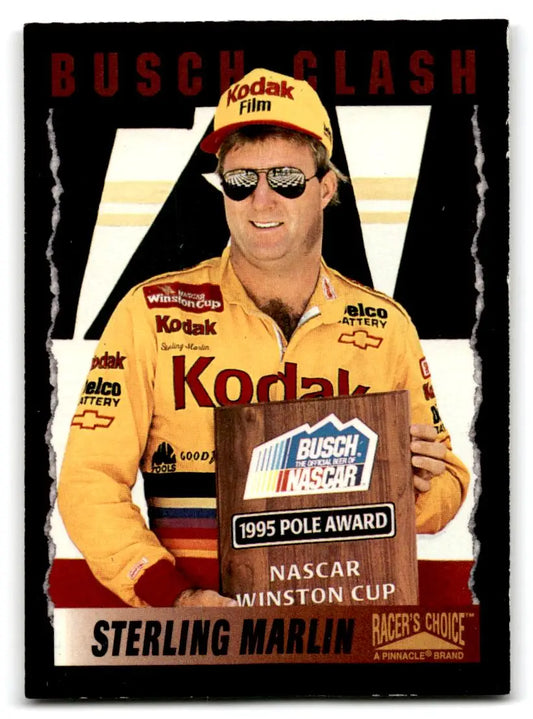 1996 Pinnacle Racer’s Choice #99 Sterling Marlin - Trading Card