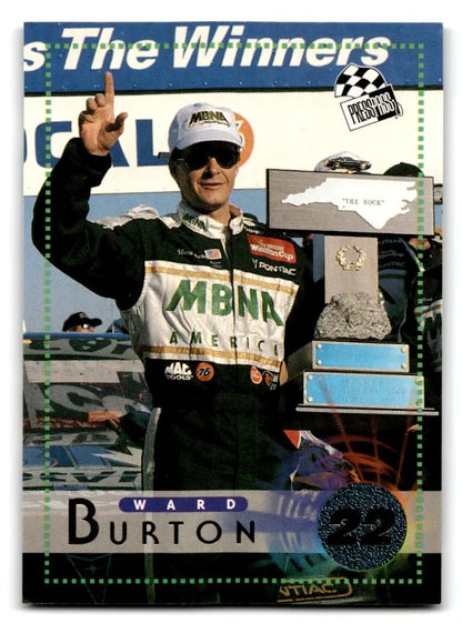 1996 Press Pass #6 Ward Burton - Trading Card