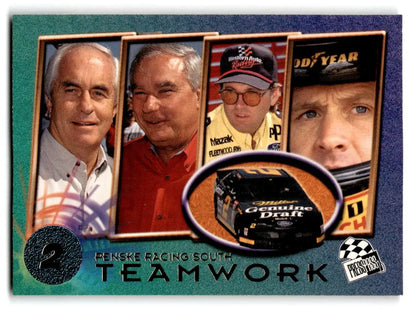 1996 Press Pass #73 Roger Penske / Don Miller / Robin Pemberton / Rusty Wallace - Trading Cards