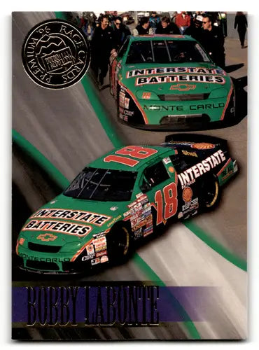 1996 Press Pass Premium Bobby Labonte racing card NM Near Mint product shot