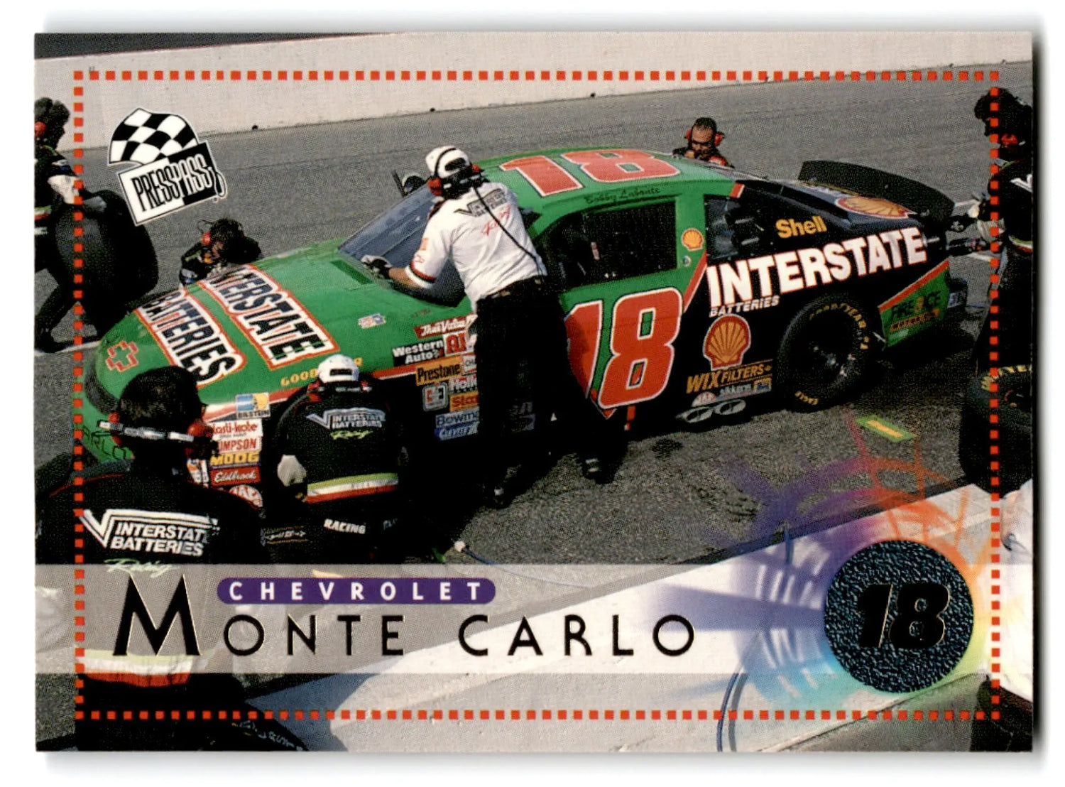 1996 Press Pass Racing Bobby Labonte Monte Carlo #41