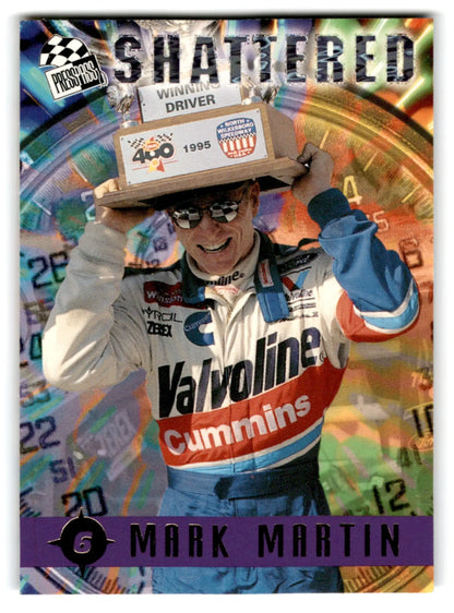 1996 Press Pass Racing Mark Martin #96 - Trading Card