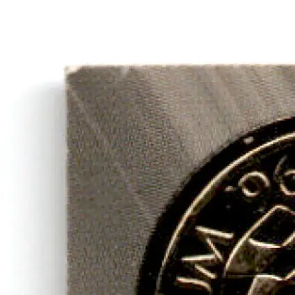 Dark circular press pass racing medal with embossed lettering for racing premium Bobby Hamilton