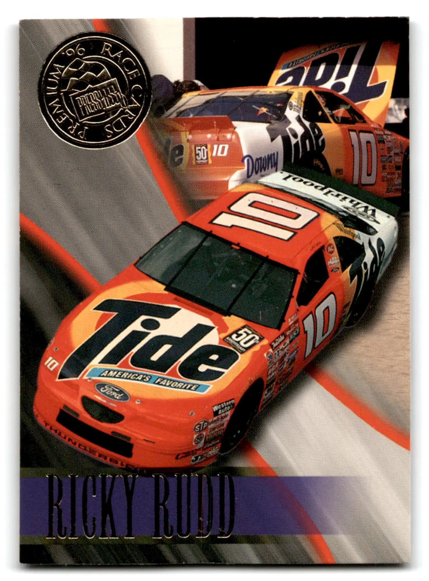 1996 Press Pass Racing Premium Ricky Rudd #44 - Trading Card