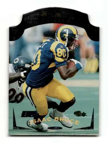 1996 Pro Line DC III #25 Isaac Bruce St. Louis Rams football card with original gloss